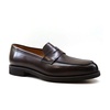 Brown Leather Moccasin with Vibram Sole