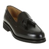 Black Leather Tassel Loafer