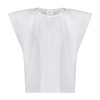 Poplin Blouse with Short Sleeves
