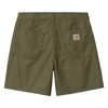 Green Cotton Bermuda Shorts