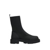 Black Slip-On Ankle Boots