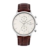 Stainless Steel Leather Strap Watch