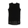 Black Box-Pleat Sweater with Rear Slit