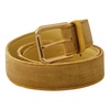 Velvet Gold Metal Logo Belt
