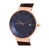 Men's Solar Watch 39 mm Calf Leather Bracelet