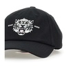 Black Cotton Baseball Cap with Logo