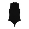 Black Sleeveless High Neck Top