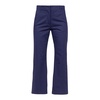 Straight Drill Pants with Belt Loops