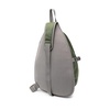 Green Shell Side Zip Backpack