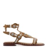 Turquoise Leather Sandal