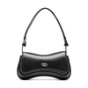 Black Leather Shoulder Bag