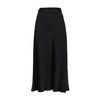 Gold Detail Zipper Skirt