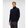 Blue and Green Turtleneck Knitwear