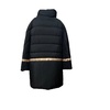 Cotton parka with black puffer