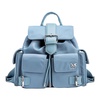 Multipocket Cool Blue Shin Nickel Backpack