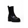 Black Leather Women's Winter Boots