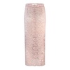 Pink Skirt High Waist Zip Closure