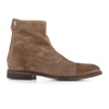Light Grey Suede Ankle Boots