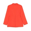 Orange Sunset Jackets with Button Fastening