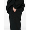 Black Cotton Fashion Trousers