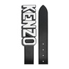 Leather Belt With Logo Buckle