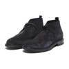 Blue Suede Ankle Boots Stylish