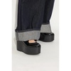 Patent wedge shoes