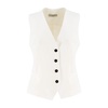 Elegant Waistcoat with Contrasting Buttons