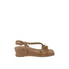Beige Casual Suede Womens Sandals