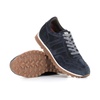 Blue Suede Sneakers with Cork and Latex Sole
