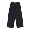 Structured Black Long Pants