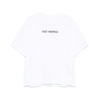 White Logo Print Crew Neck T-shirt