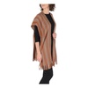 Multicolor Wool-Blend Cape