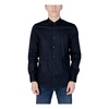 Blue Classic Shirt Men Fall/Winter
