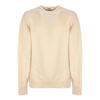 Beige Wool Sweater with Diamond Design