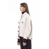 Elegant White Wool Blazer Jacket
