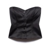 Sweetheart Neckline Wanda Top in Black