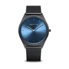 Unisex Watch Ultra Slim 39 mm Mesh Bracelet Black 17039-227