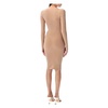Elegant Jersey Midi Dress Nude