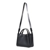 Black Shoulder Strap Handbag with Zip