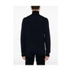 Midnight Blue Knitted Roll Neck Sweater