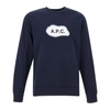 Blue Cotton Sweatshirt for Men