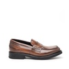 Brown Leather Loafer Memory Foam Sole