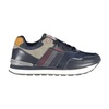 Polyester Sneaker with Laces and Contrast Details