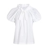 White Puff Sleeve Top