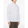 Checkered Front Button Long Sleeve Blouses
