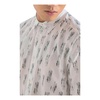 White Print Long Sleeve Shirt