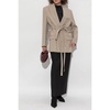 Victoria Beckham Beige Wool Jacket With Belt Women