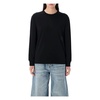 Black Puff Logo T-Shirt Women's Clothing