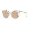Yellow Butterfly Gradient Sunglasses with UV Protection